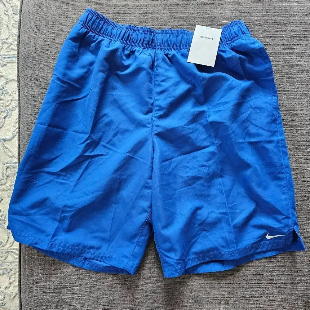 Nike Swim Men's Game Royal & White Lap Short Swim Trunk Size Medium
